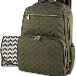 Fisher-Price Morgan Quilted Diaper Backpack
